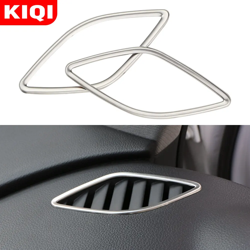 Car Front Air Conditioning A/C Vent Outlet Cover Sticker Trim for Audi A3 8V 2013 2014 2015 2016 2017 2018 2019 Accessories