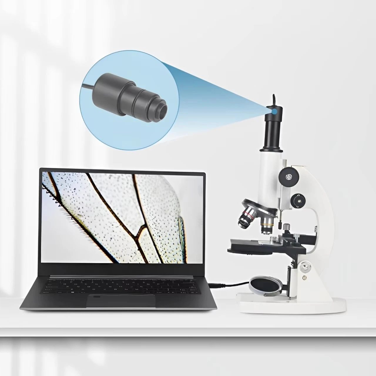 

IKEME 1600X лабораторное образование дисплей высокой четкости монокуляр цифровой микроскоп студенческий микроскоп бинокулярный биоicale