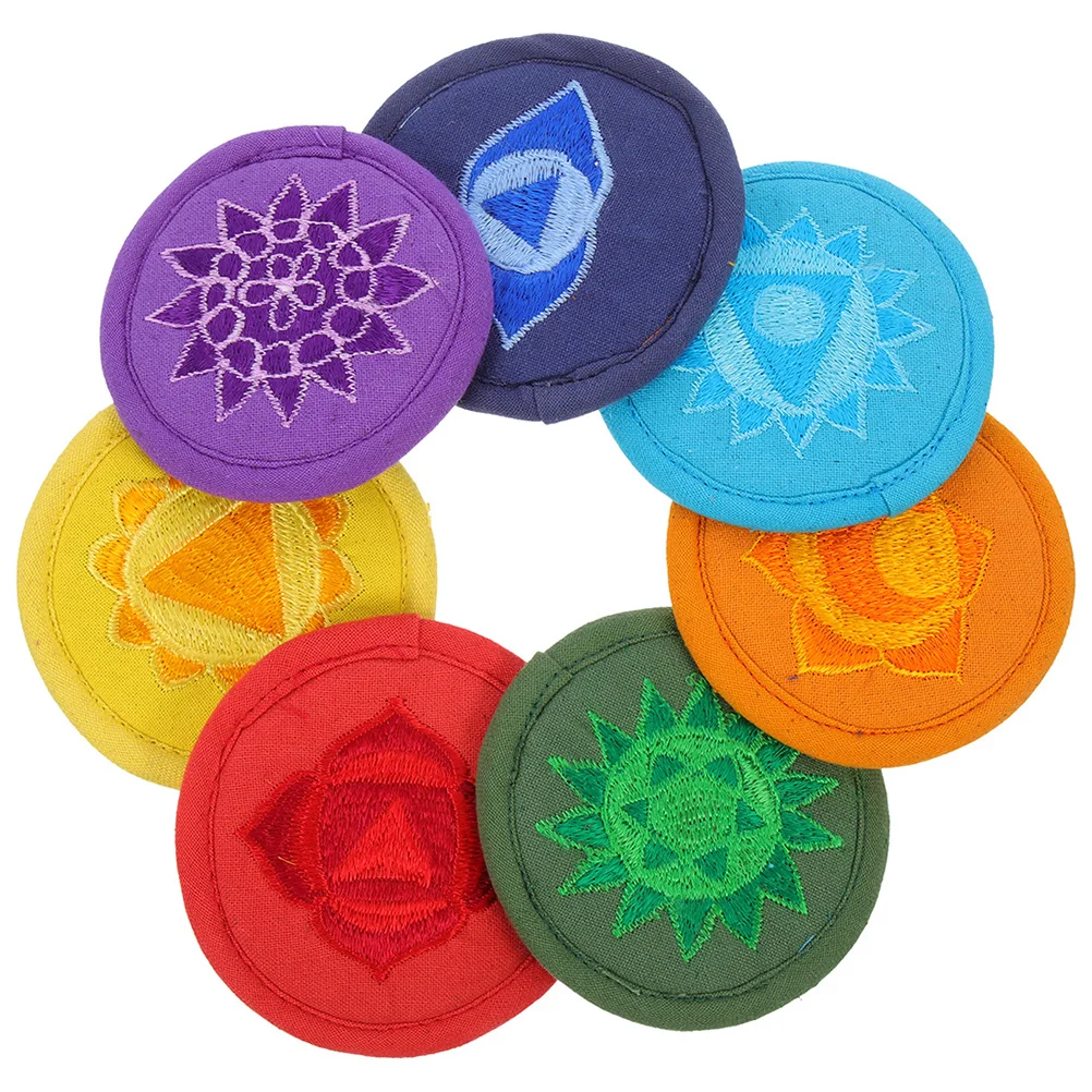 

7 Pcs Bowl Bottom Mat Sound Cushion Pad Meditation Nepal Singing Supplies Parts Tibetan Holder Crystal