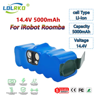 14.4V 12800mAh Battery for IRobot Roomba Vacuum Cleaner 500 510 530 570 580 600 630 650 700 780 790 900 800 Series 895 891 890