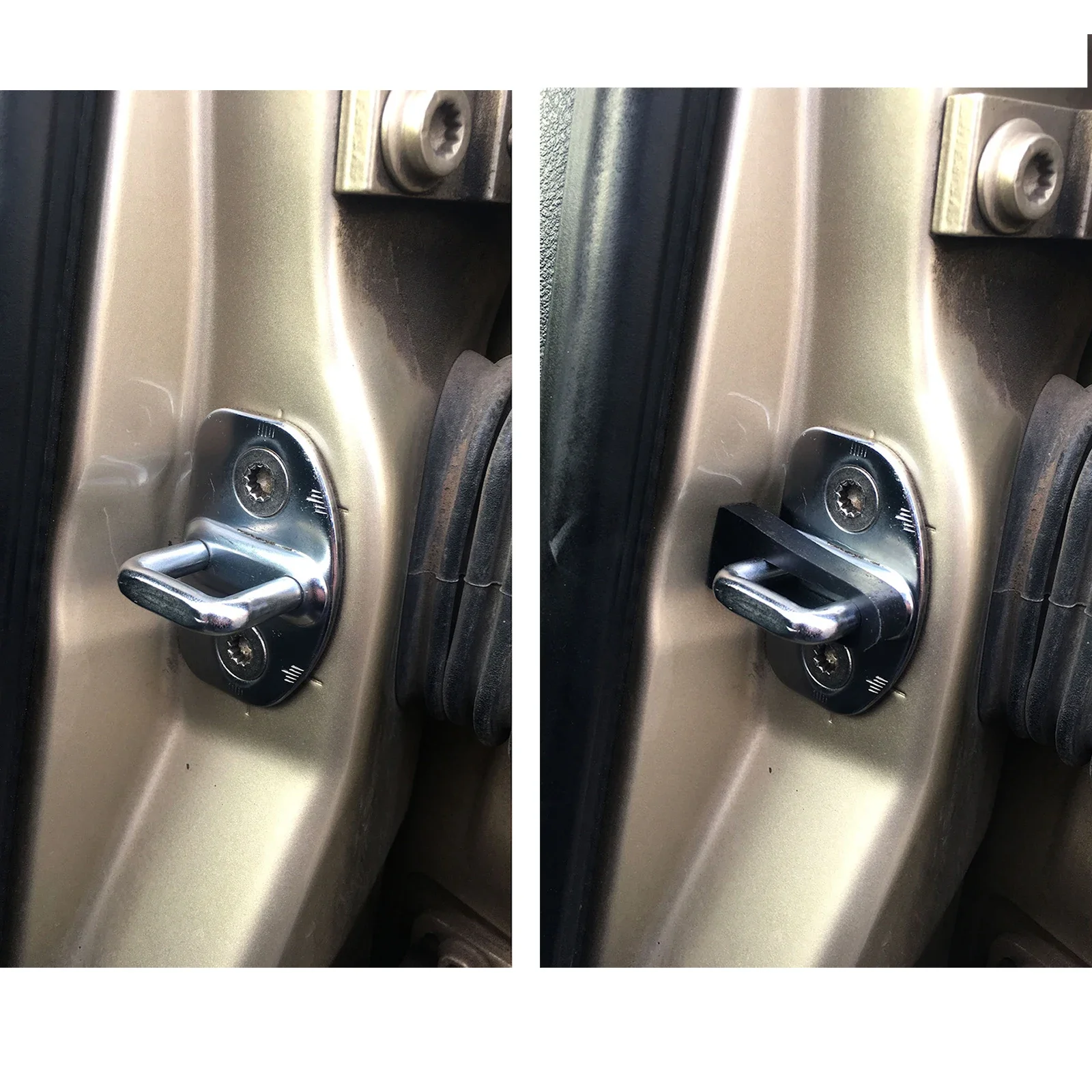 Silicon Car Door Lock Buffer Pad Anti-Collision Soundproof Insulation Bumper Sticker For Skoda Fabia Octavia Kodiaq Superb Yeti