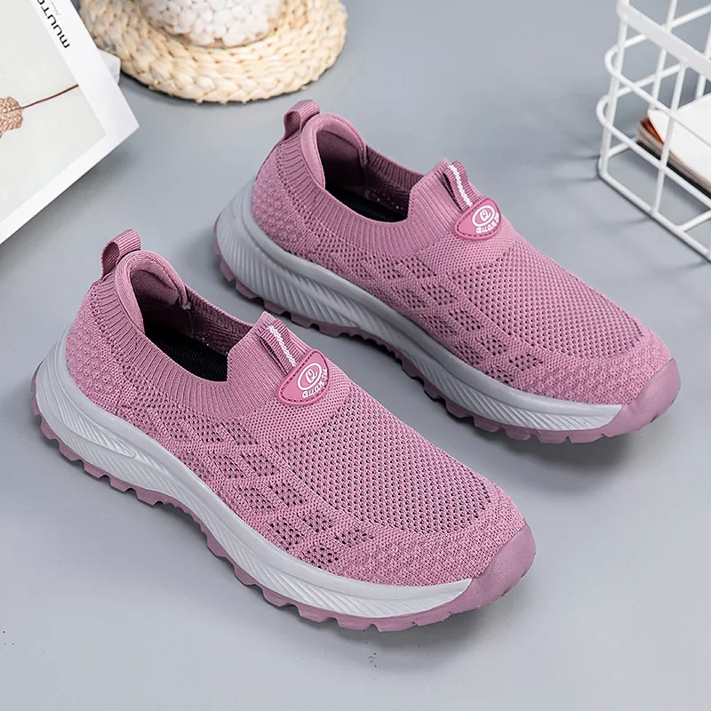 

2025 New Women Shoes Versatile Mesh Casual Shoes Deodorizing Soft Soled Men's Breathable Sports Shoes Suitable for Full Fitness