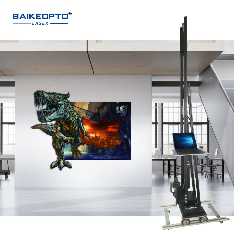7d wall paint printers 3D automatic mural Vertical printer Unlimited material Wall glass Painting tools Printing Equipment