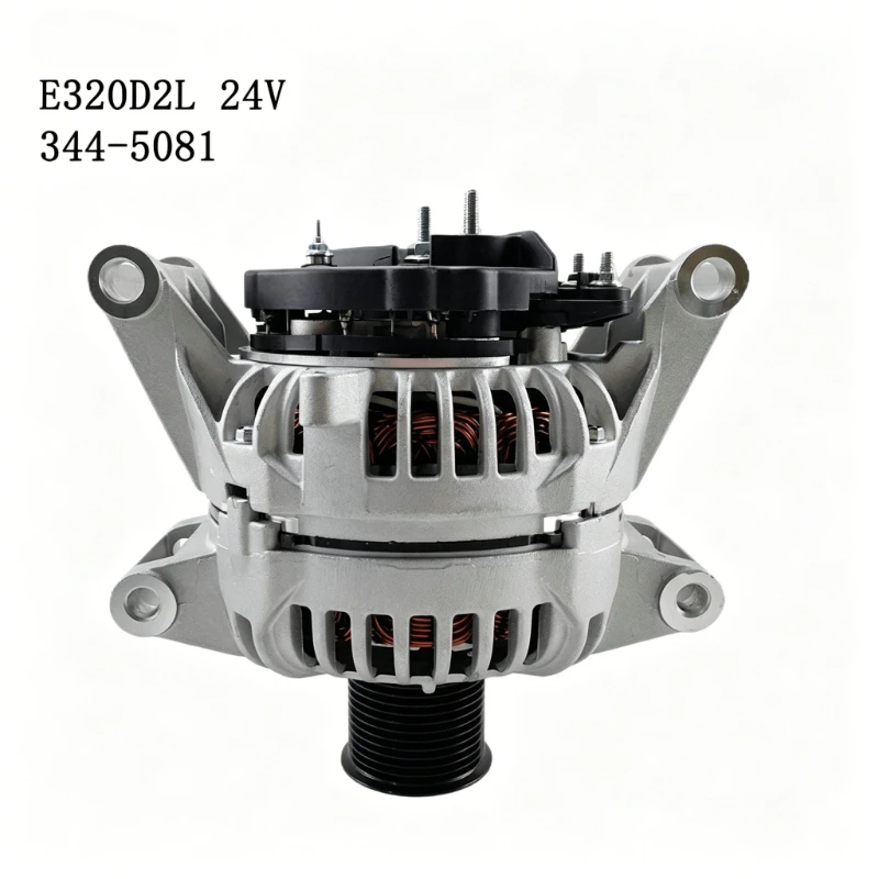 1pc Heavy Duty Excavator Alternator 344-5081 Fit for CAT Caterpillar 320D2 320D2L C7.1 Engine 2012-2022 Replacement