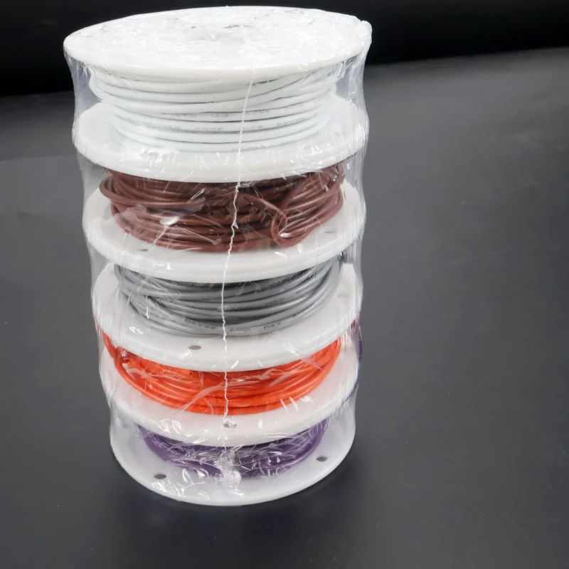 22AWG 5 цветов DIY провод силиконовый луженый медный электронный провод, проволочный кабель