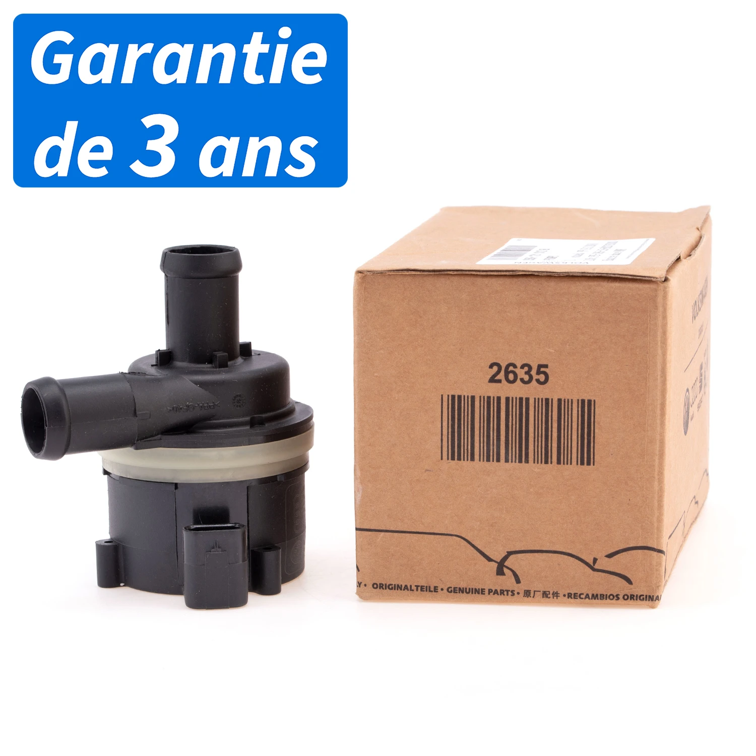 Pompe à eau auxiliaire d'adition de refroidissement de moteur d'origine 059121012 B, 059121004 J pour AUDI A4 A5 A6 Quattro Allroad Q5 Q7