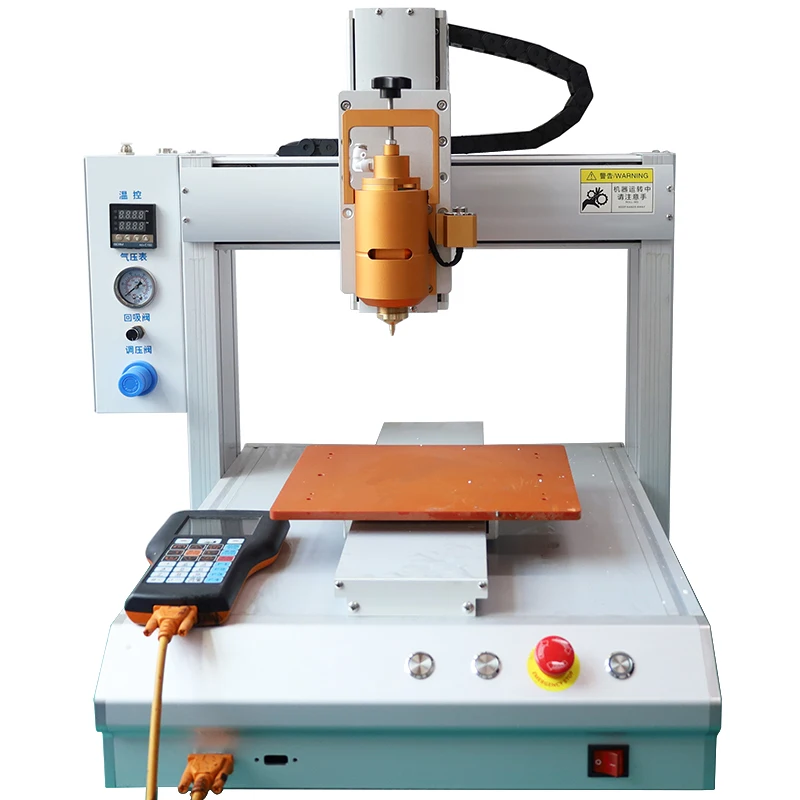 Robot Hot Melt Adhesive Dispensing MachineFully Automatic Glue Dispenser Machine Desktop Glue Coating