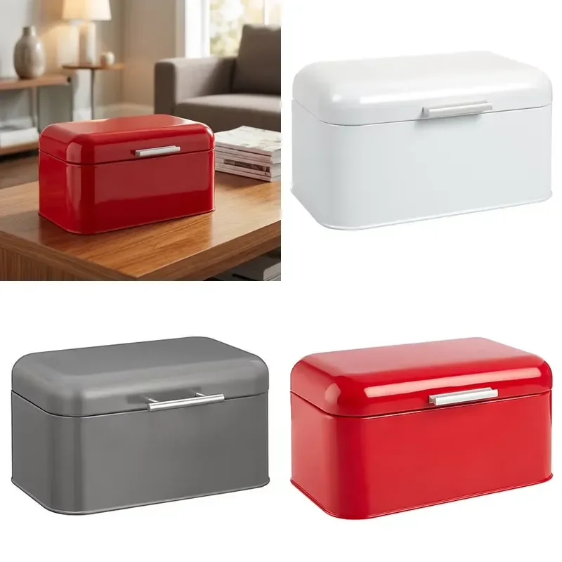 for New Design NonLarge Bread Box Storage Container  Living Room Display Stand Office Organization