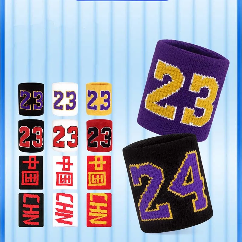 

Sweat-Absorbing Towel Sports Wristband for Men and Women Basketball Digital Fitness Badminton Running Wrist Wrap Protective Gear