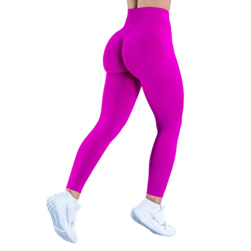 ZEMOREXMZ Leggings deportivos mate sin costuras Panel fruncido de cintura alta para entrenamiento físico Pantalones activos para mujer