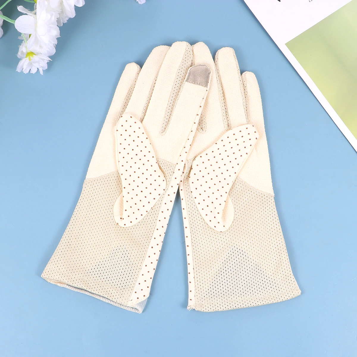 

Touch Screen Sun Protection Gloves Sunscreen Supplies Unique Lace Costume Dress Elegant