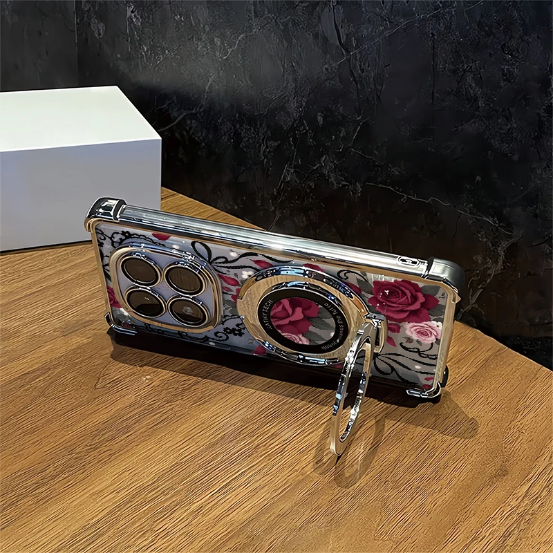 Red Rose Bow tie Pattern Case For Infinix Hot 70 60 Pro Plus 50i 40 10T 11 9 Play 10s NFC Soft Four Corners Anti Drop Cases Capa - view 2