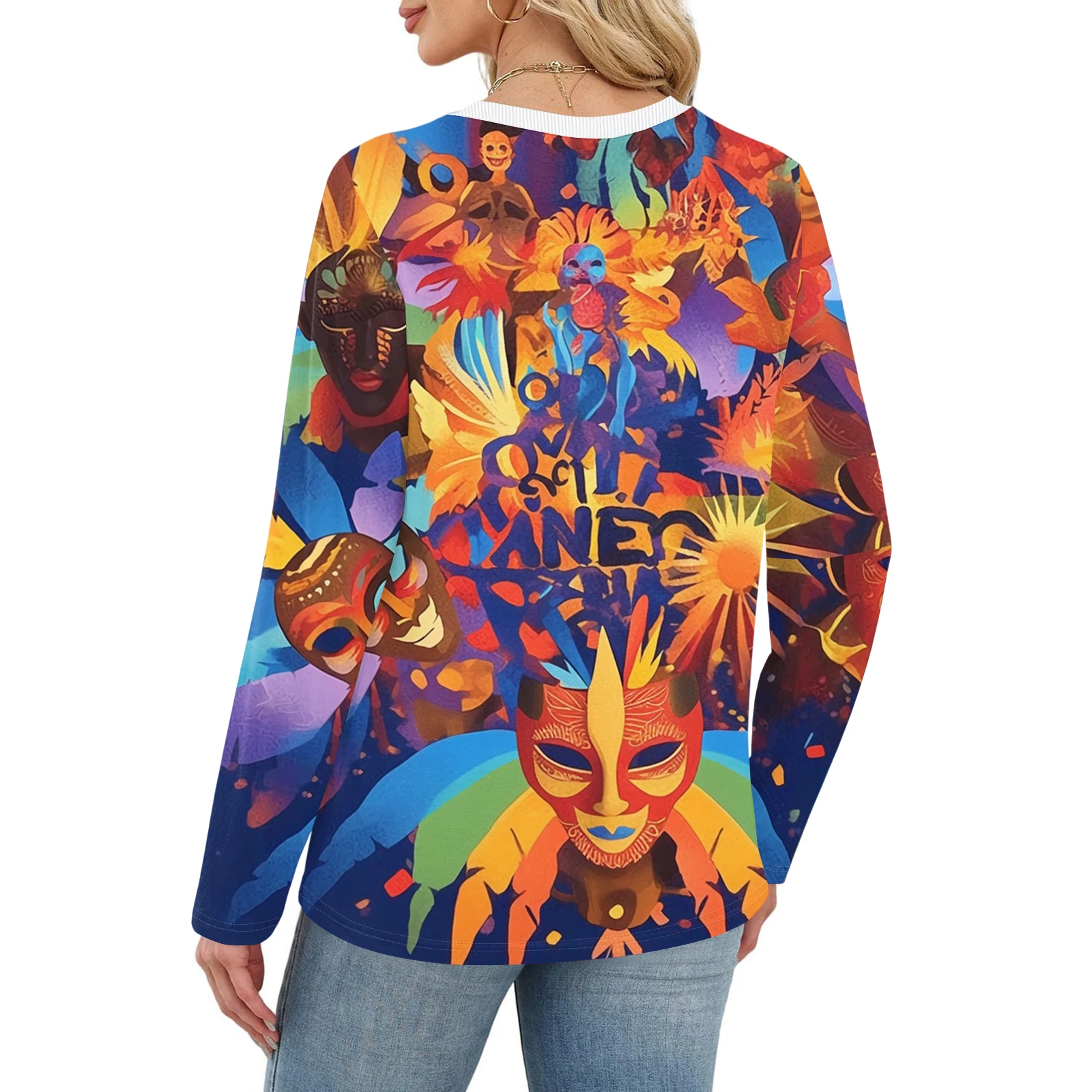 Uniformes d'infirmière de carnaval, T-Shirt à col rond pour femmes, imprimé Unique, coupe ample, Design Long, T-Shirts graphiques mignons, pull décontracté