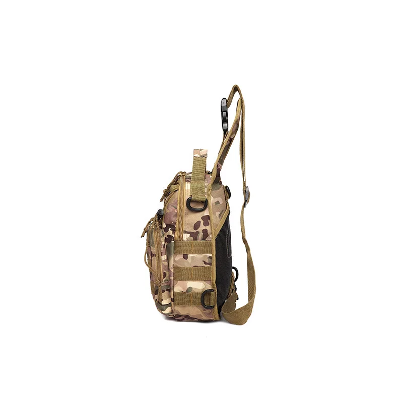 2023 New Men\'s Tactical Chest pack Camo Outdoor Cycling Sports One Shoulder Cross-body Bag Oxford Cloth High Quality Leisure