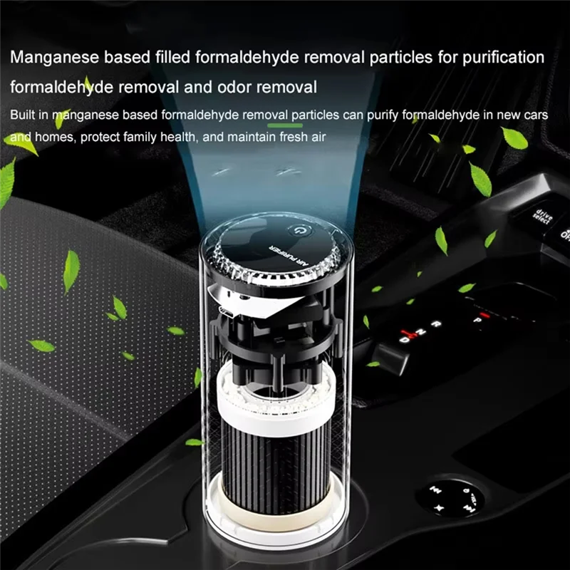 

AC88-Electric Air Purifier Air Purifier For Car House Negative Air Purifier White