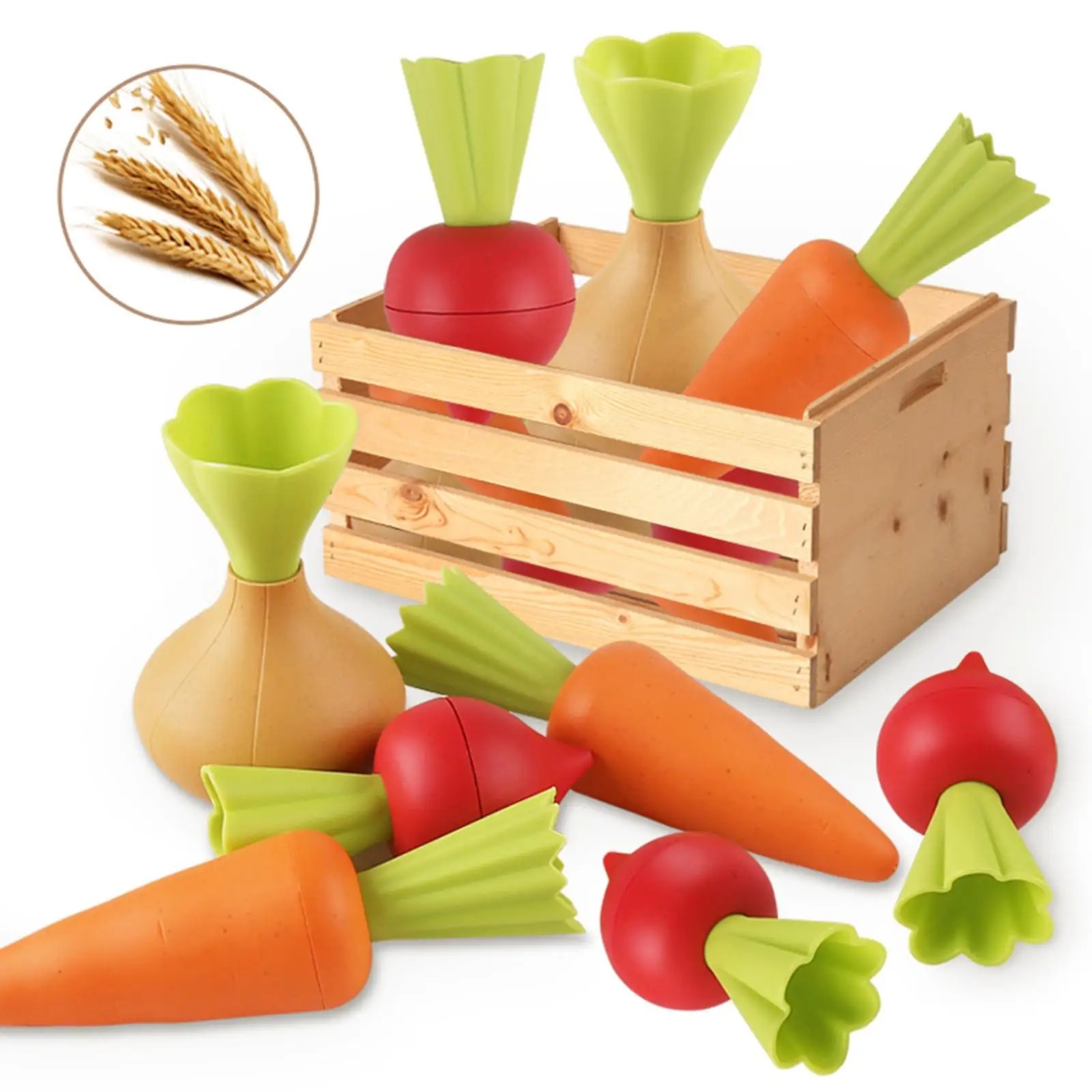 Beach Toys Comfortable Ideal Gift Recognize Vegetables Cute Carrot Growing Toys for Kids Sand Pool Summer Outdoor Play House
