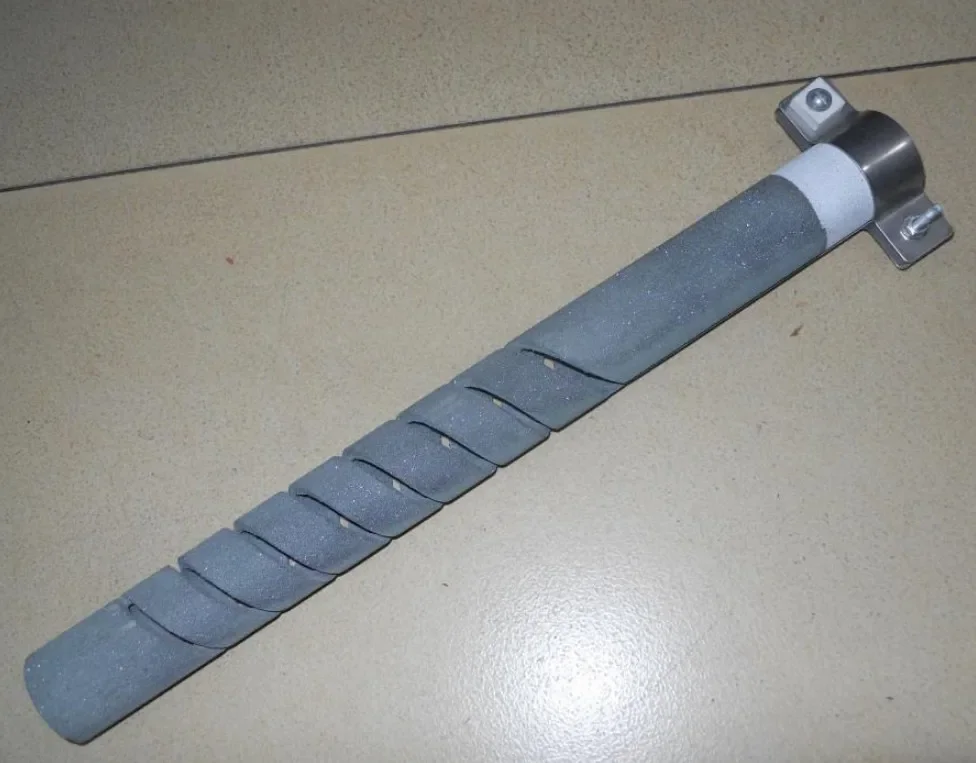 3 Phase Single Spiral SiC Rod Heater Silicon Carbide Heating Element for Industrial Furnace