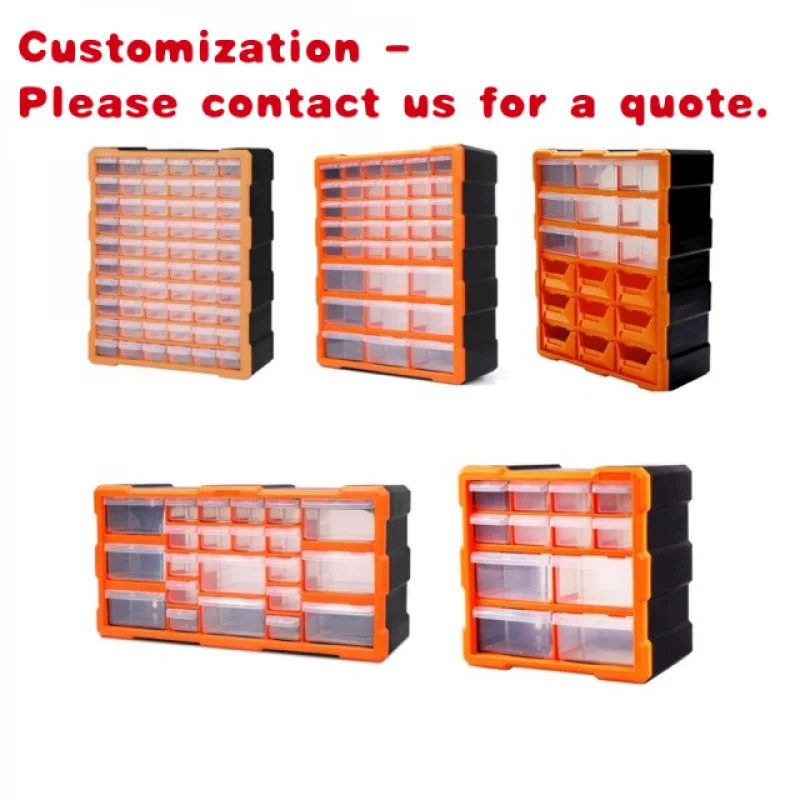 custom.Drawer Plastic Part Box Cabinet Hardware Storage Organizer Jewelry  Parts Storage Box Storage Box