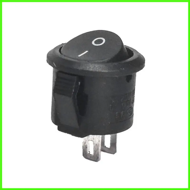 10pcs Rocker Switch Переключатель 12 В светодиодный светодиодный автомобиль автомобиль Auto Boat круглый/выключен SPST