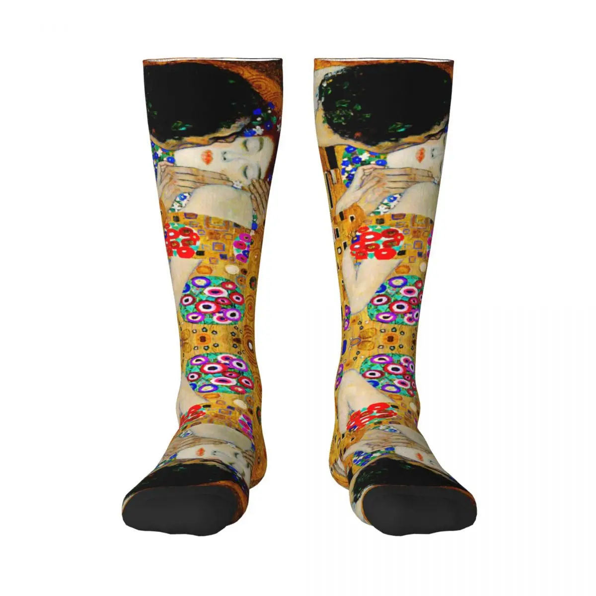 

Чулки для взрослых The Kiss, новинка, хорошо пропускают воздух, цветные контрастные носки, Компрессионные носки для ботаника