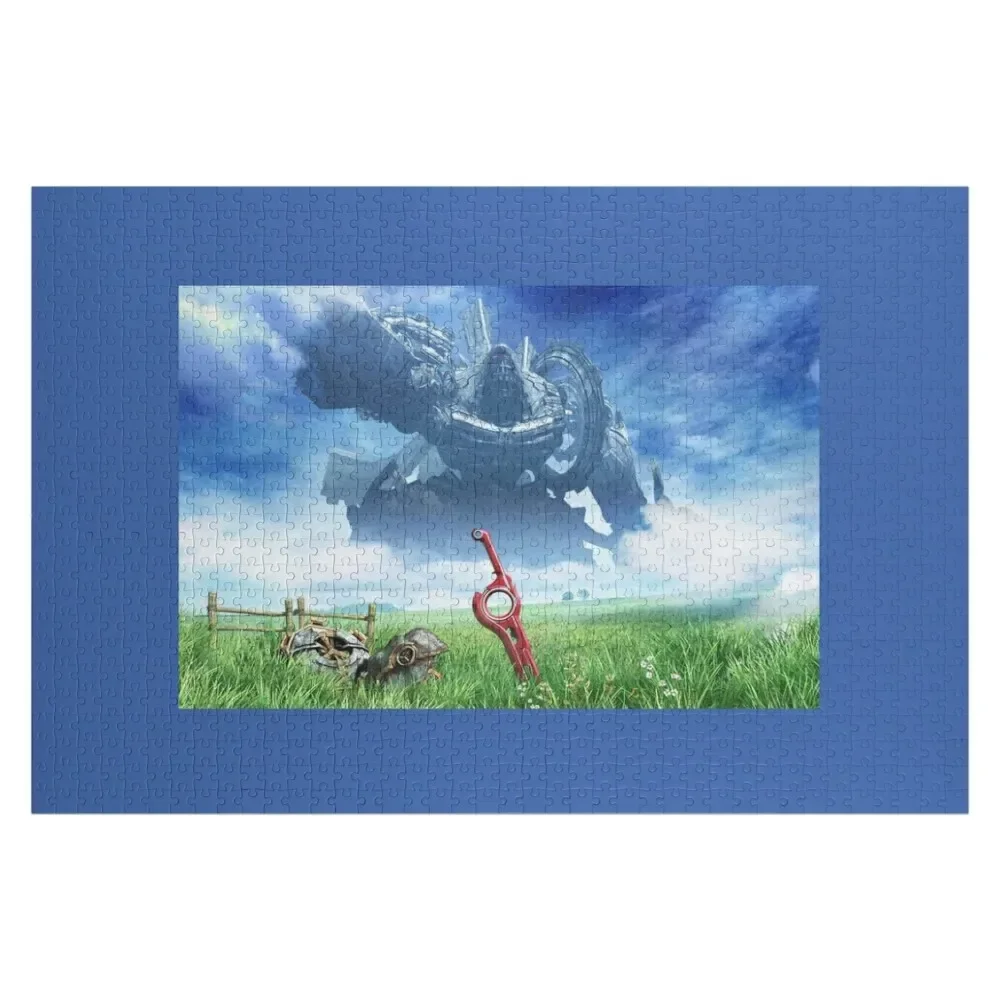 xenoblade-chronicle T-shirt Jigsaw Puzzle Custom With Photo Custom Custom Child Wooden Adults Puzzle