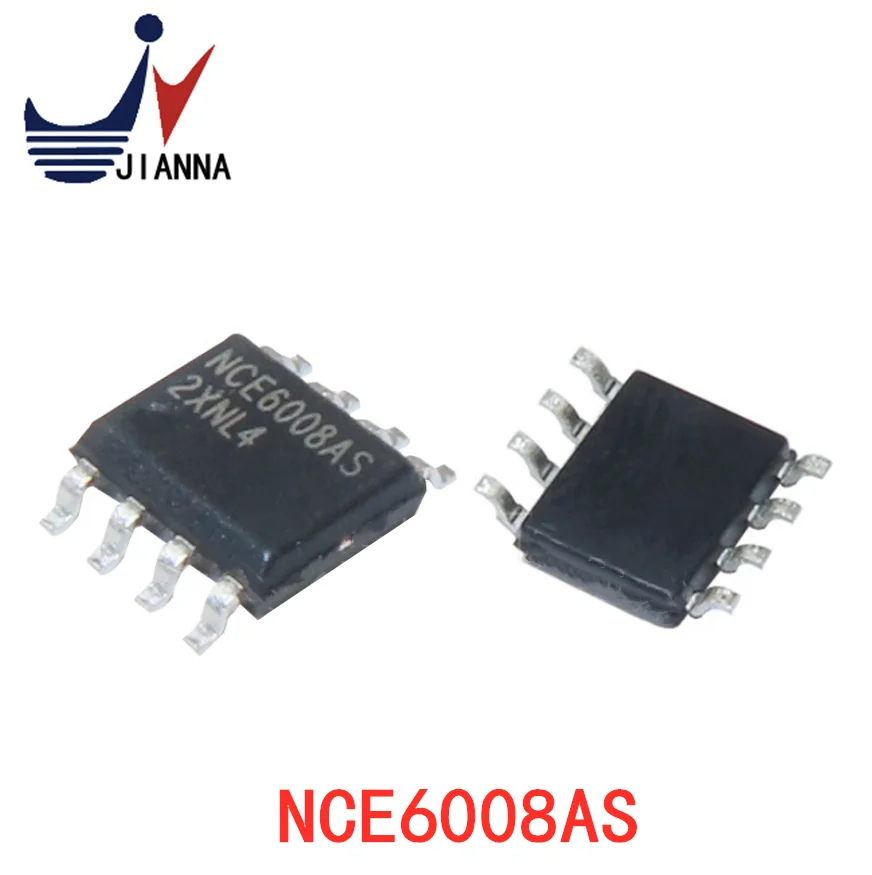 NCE6008AS SOP-8 60V/8A N-channel MOS FET can be packed in multiple specifications