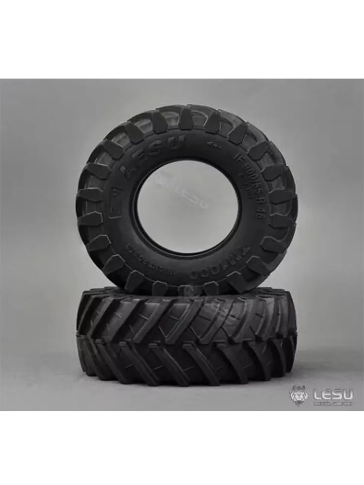 

Spare Parts Rubber Rear Wheel Tire Tyre Accessories for Toys LESU 1/14 RC Hydraulic Tractor AOUE 1050 Car Vehicle Model