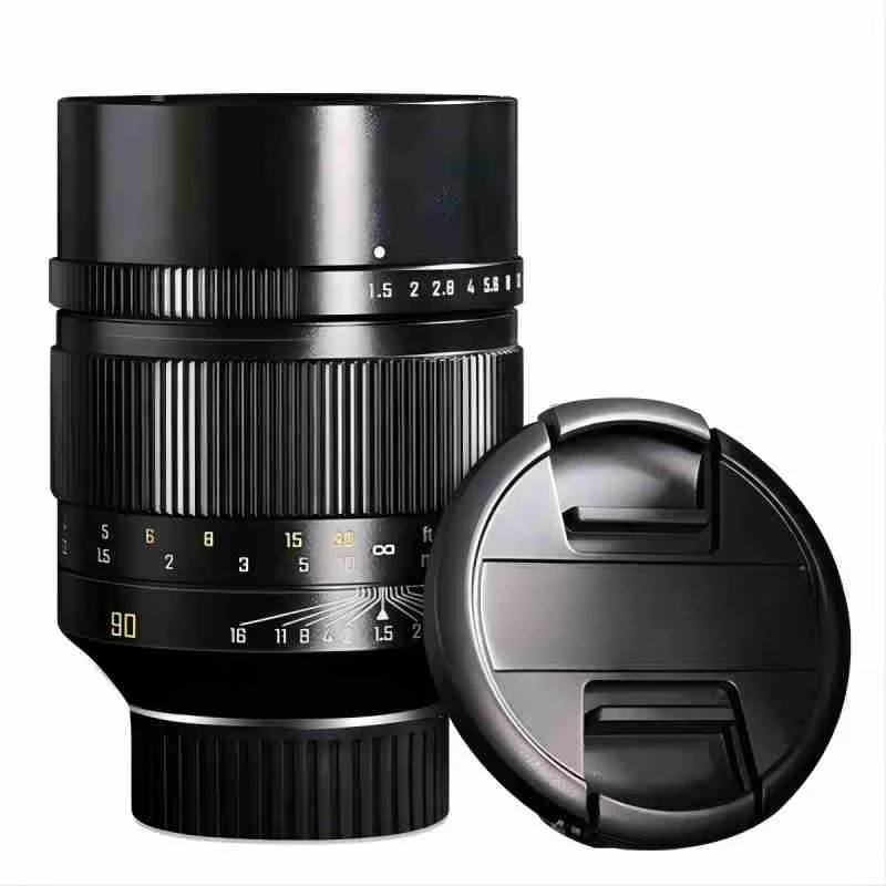 

High quality camera lens Zhongyi full frame size 90mm fixed focus lens Mf manual 9 pieces fixed focus lens 1.1 meters