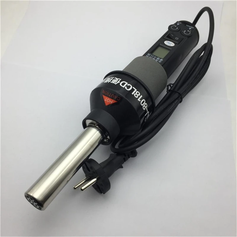 ปืนเป่าลมร้อนแบบพกพา ปรับอุณหภูมิได้ พร้อมหน้าจอ LCD แสดงผลแบบดิจิตอล 1 ชิ้น