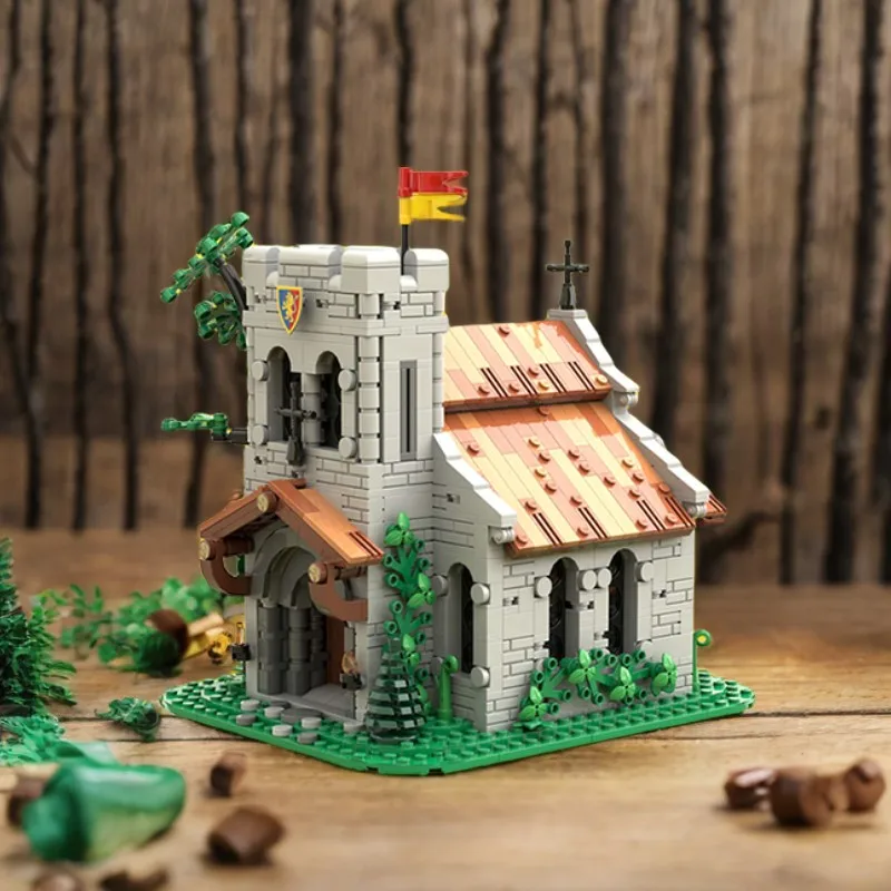 

1449PCS MOC Custom Building Blocks Set: Lion Knights Sanctuary - Build Your Own Medieval Masterpiece