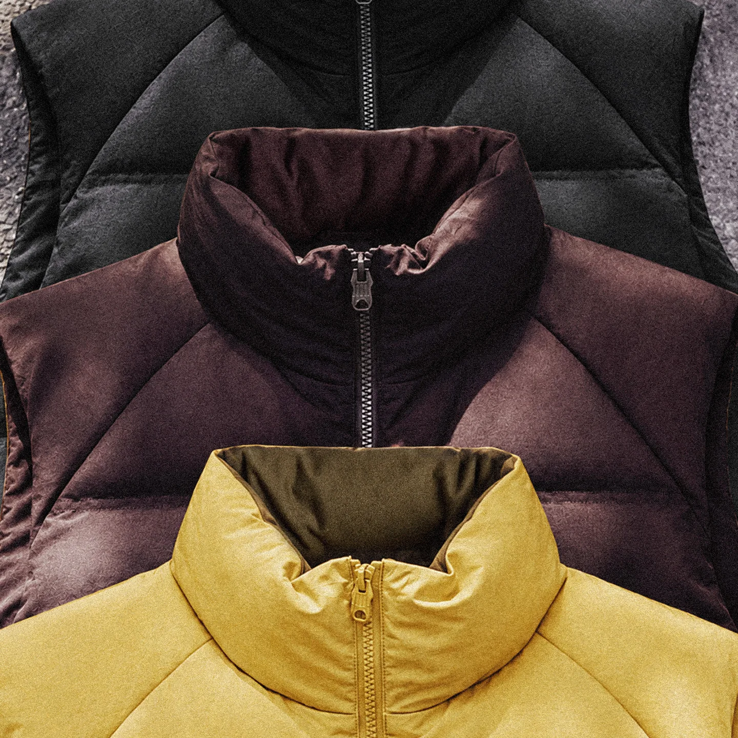 Maden Men's Lightweight Down Vest White Duck Down Jacket Puffer Vest Quilted Gilet Stand Collar Layering Workwear Outerwear Fall
