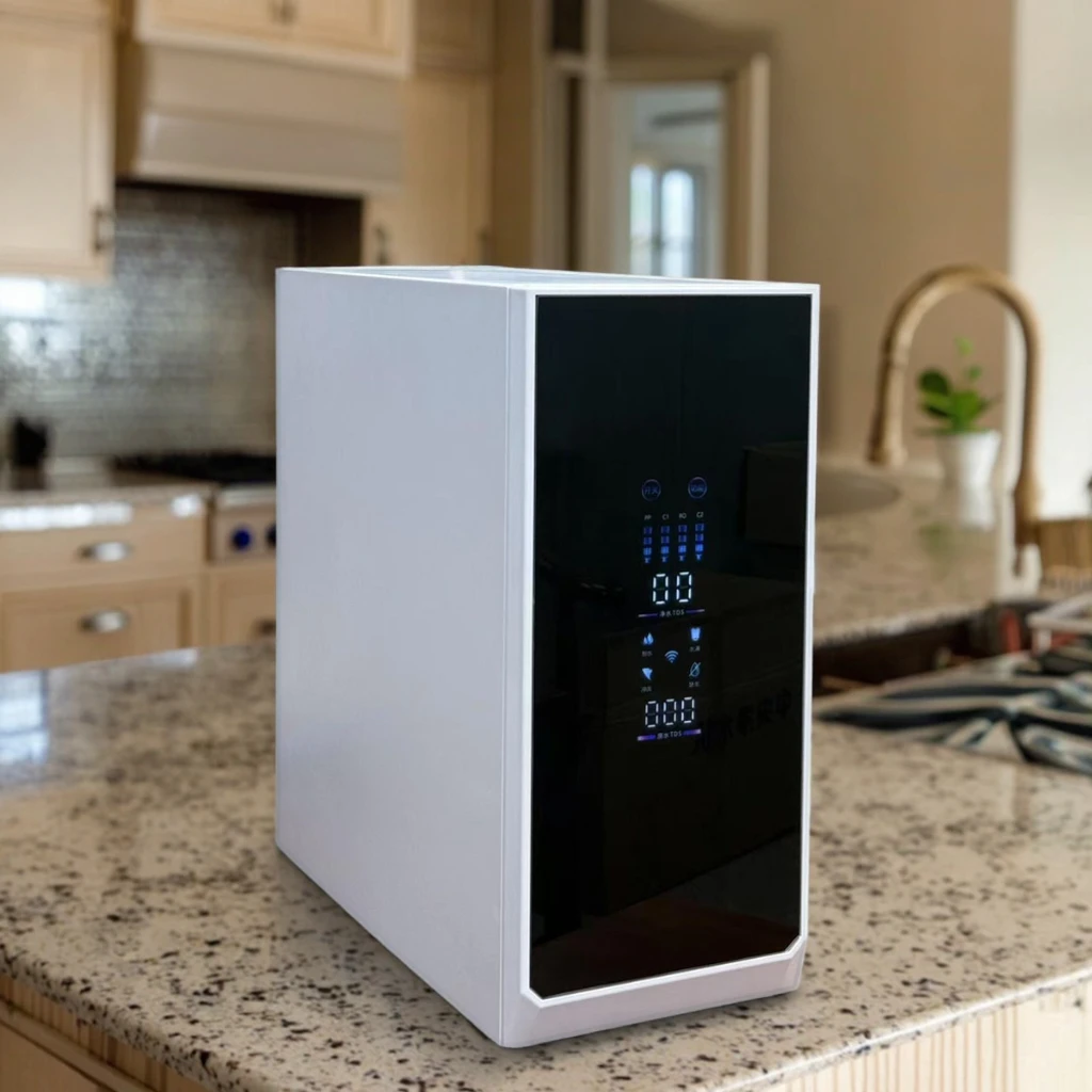 Ultrafiltration Electric Water Filter 1200 GPD 6-Stage Self-Cleaning Hot Cold Desktop Countertop Cooler Dispenser Household RV