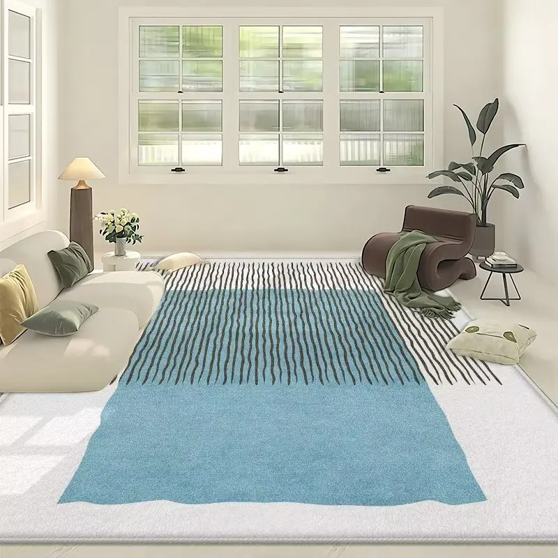 

Modern Minimalist Rugs Crystal Velvet Large Area Carpet For Living Room Decoration Baby Crawling Lounge Children Bedroom Carpets