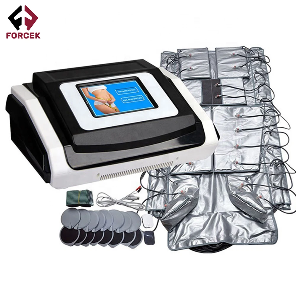 High Quality Pressotherapy Machine Lymphatic Massager With EMS Body Sliming  Suit Press Therapy Device For Salon Spa Use