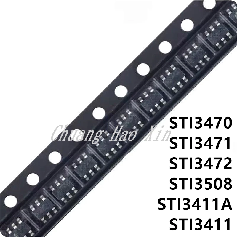 10Pcs New STI3470 3470 S47B STI3471 STI3472 STI3508 STI3411A STI3411 SOT23-6 SOT23-5 IC best quality