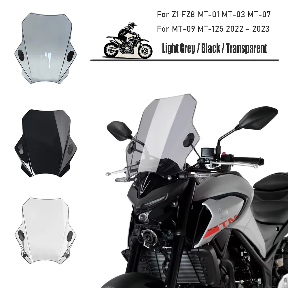 

mt03 Motorcycle Adjustable Wind Screen Windshield For MT-03 MT03 MT 03 2006 - 2020 2021 2022