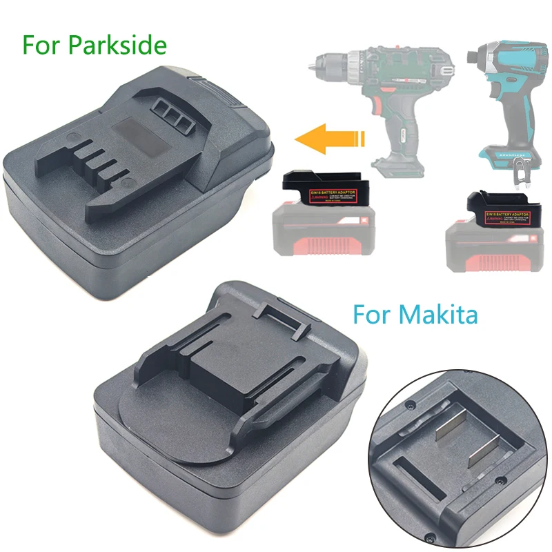 

Адаптер для аккумуляторов Einhell X-Change 18V Li-ion, конвертер для инструментов Parkside и Makita 18V/20V, аксессуар для электроинструментов