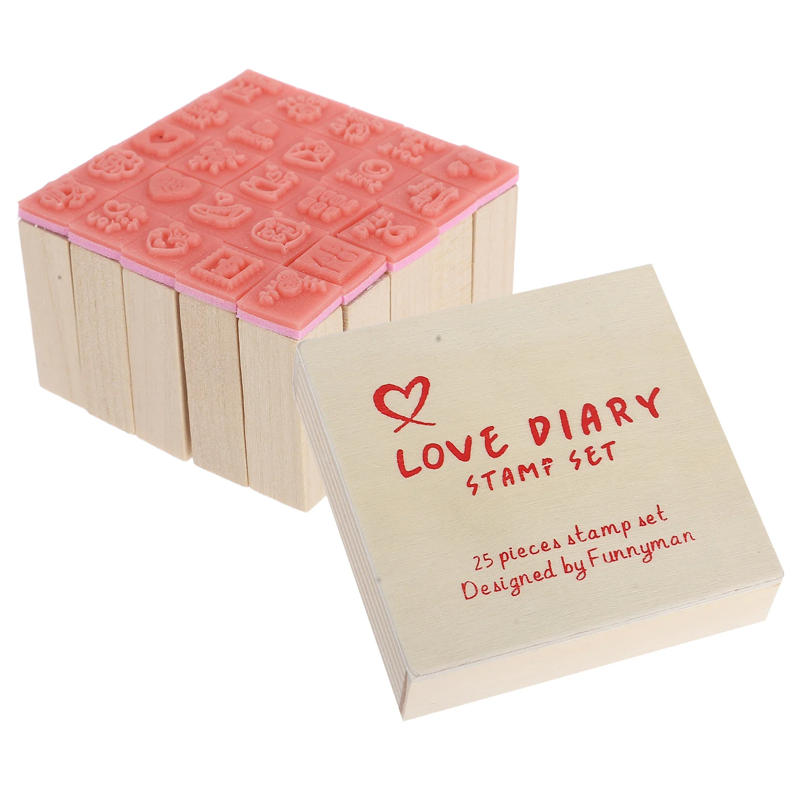 

Cute Mini Wooden Stamps Scrapbooking Diy Seals For Cards Photo Albums Envelopes Invitations Tags Bamboo Crafts