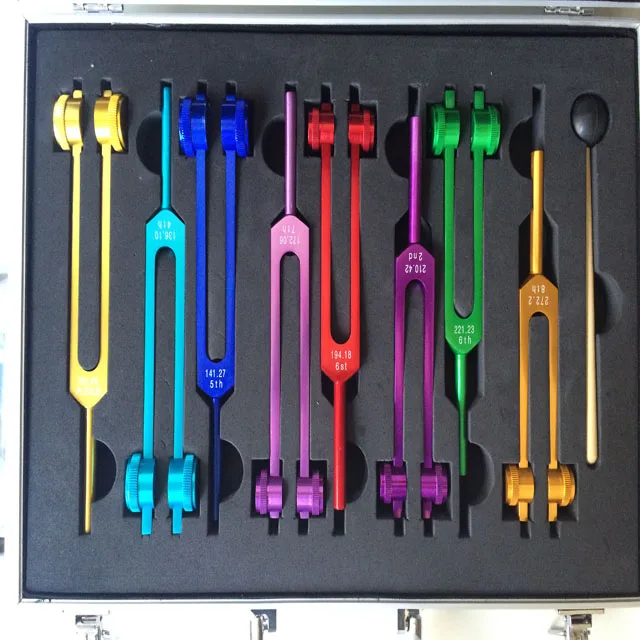 Sound Healing Therapy Vibration Therapy Music Healing Tools Chakra Tuning Forks Sets Solfeggio Healing Sets