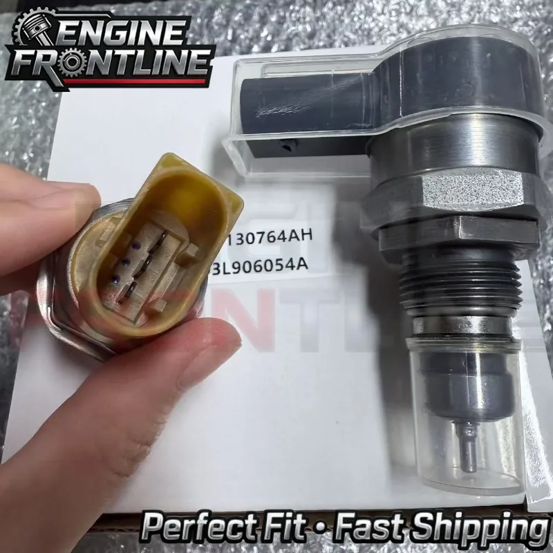 

057130764H Fuel Rail Pressure Valve And Pressure Sensor 03L906054A Fits For AUDI VW SEAT SKODA 2.0 TDi