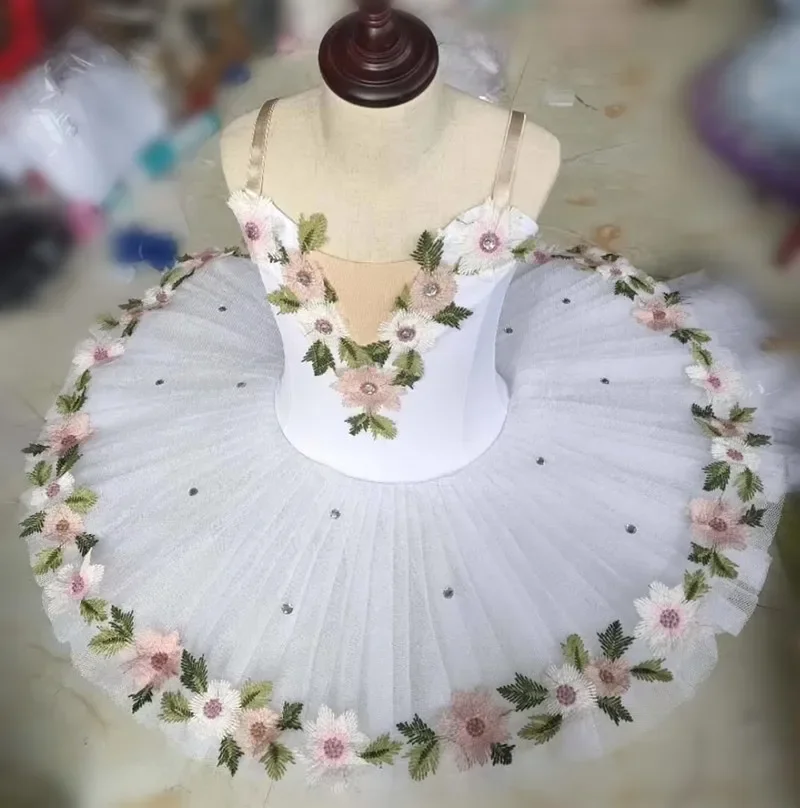 Tutu de Ballet Professionnel pour Enfant Fille et Adulte, Costumes de brev, Robe de Ballet