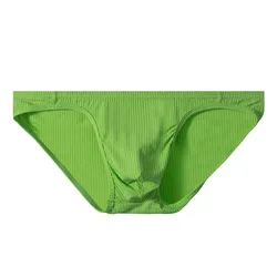 Simple and fashionable low waist, men's underwear cotton high fork, thin belt small triangle AD7118