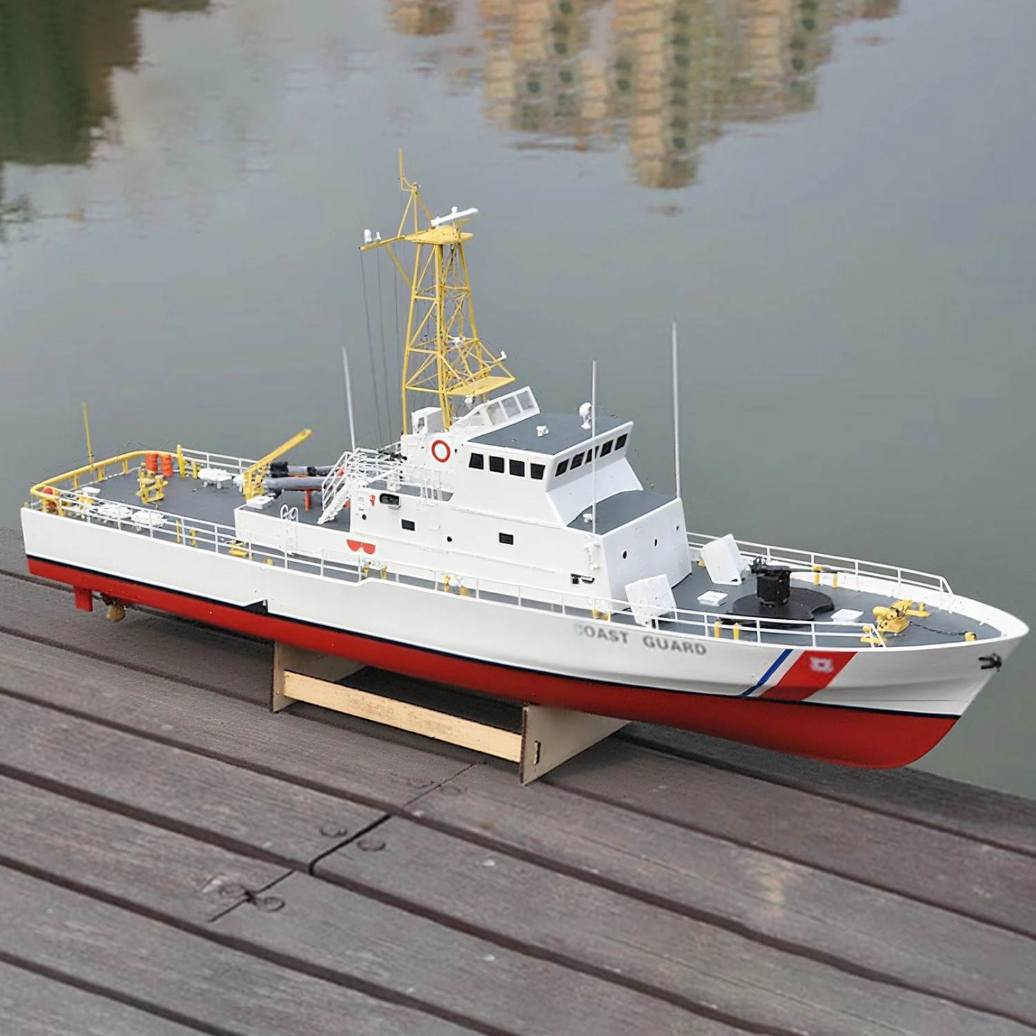 

Радиоуправляемая модель патрульной лодки морского острова, версия RTR 1/40, имитация корпуса из стекловолокна, военный корабль для взрослых, универсальная радиоуправляемая модель корабля, игрушка