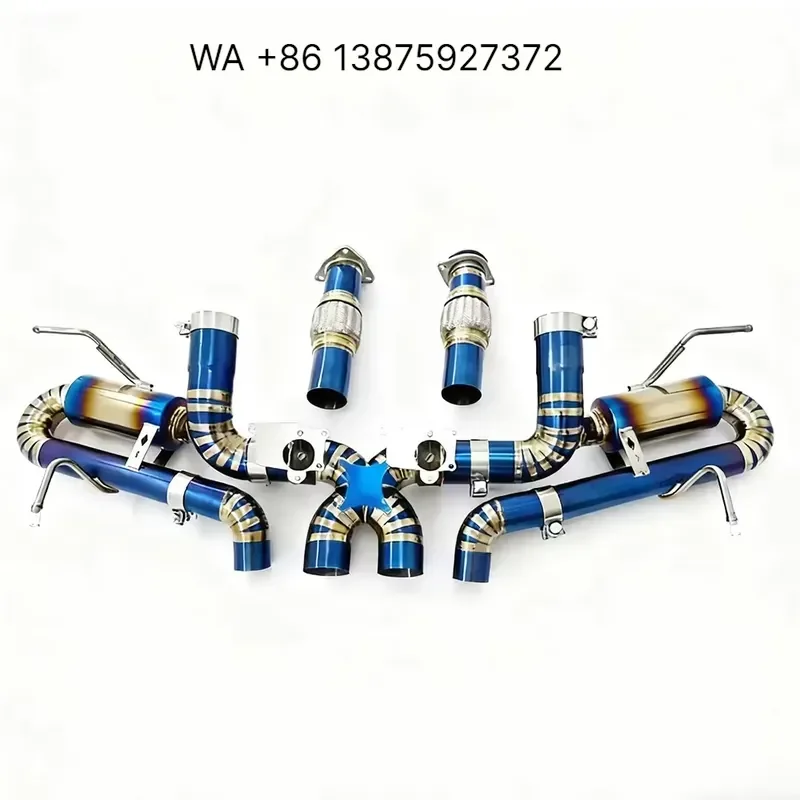 Wmwmnu for C8 Z06 6.2L Titanium Alloy Catback Exhaust System High Performance Valve Control 1.5mm