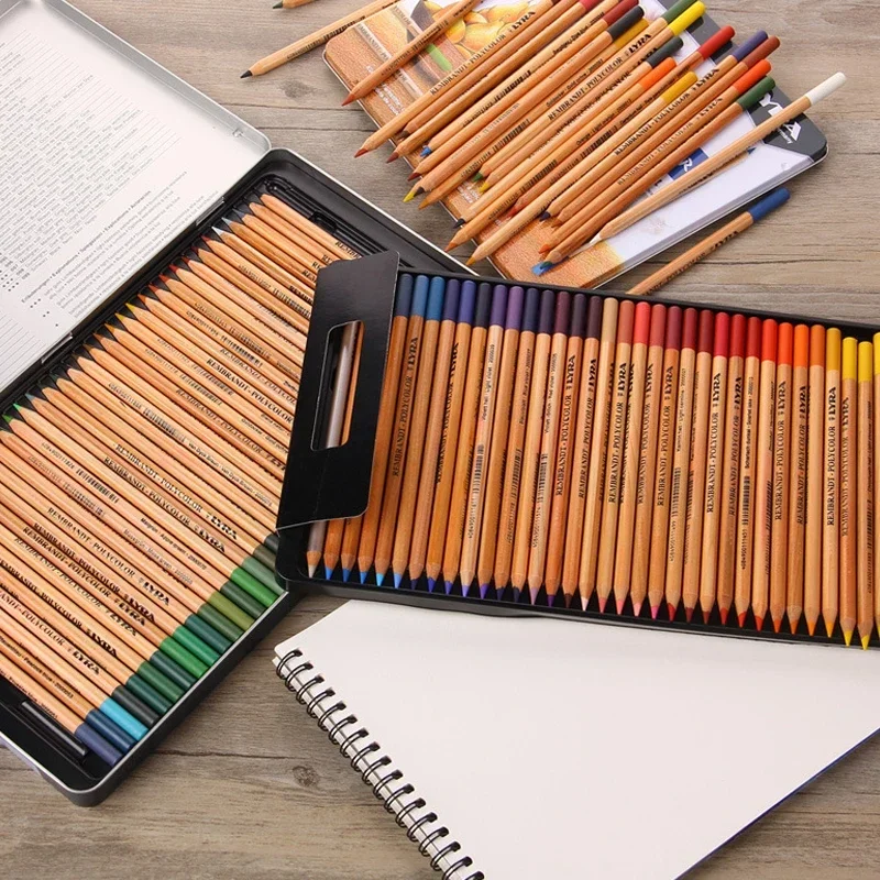 Derwent 72pcs LYRA Rembrandt Polycolor Color Pencil Set Oil Drawing Pencils