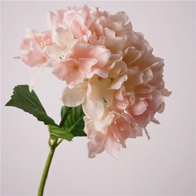 Simulated Beibei Hydrangea Branch Real Touch Fake Flowers Hotel Hall Decoration Artificial Hydrangeas High-quality White Flower