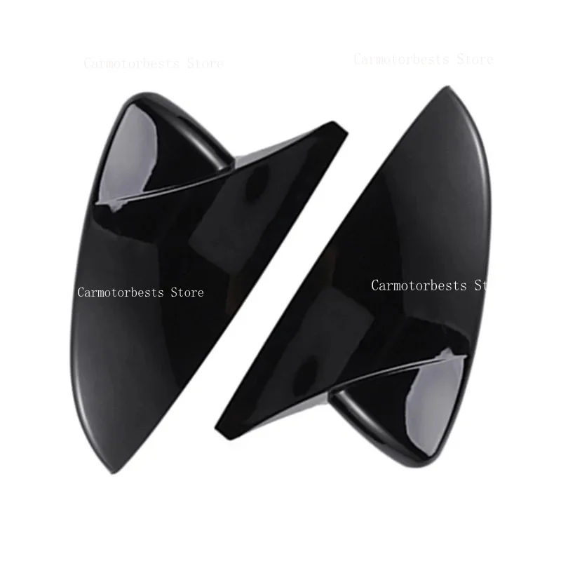 Car Rearview Side Mirror Cover  Fit For Mazda 3 Axela 2019 2020 2021 2022 2023  Wing Cap Outer Door Case Trim Carbon Fiber Look