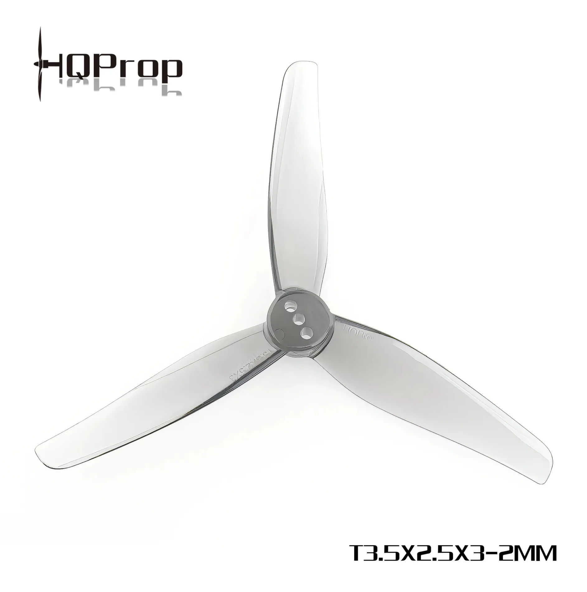 10Pcs HQProp T3.5X2.5X3 -2MM (2 positive and 2 negative) 3.5 inch toothpick machine blades racing machine propeller