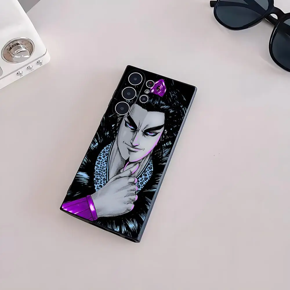Funda de silicona Kingdom Manga Kanki Hara para Samsung S26 S25 Edge S24 S23 S22 Ultra Plus Fe A57 A37 A17 A56 5G