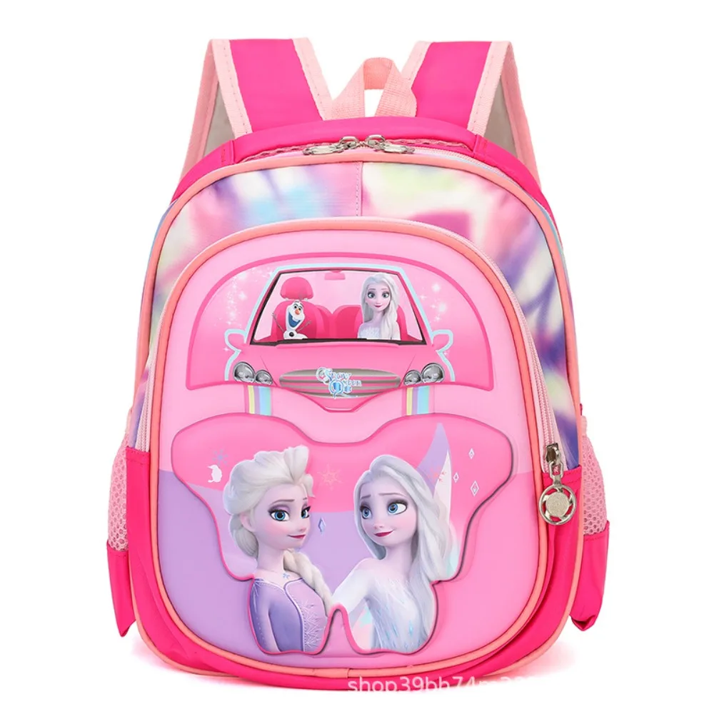 

Primary School Backpack Reduces Burden Protects Spine Popular Cartoon Princess Elsa Sofia 3-9 Years Old Kindergarten Backpack